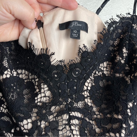 J. Crew Black Lace Midi Dress NWT - Picture 6 of 11